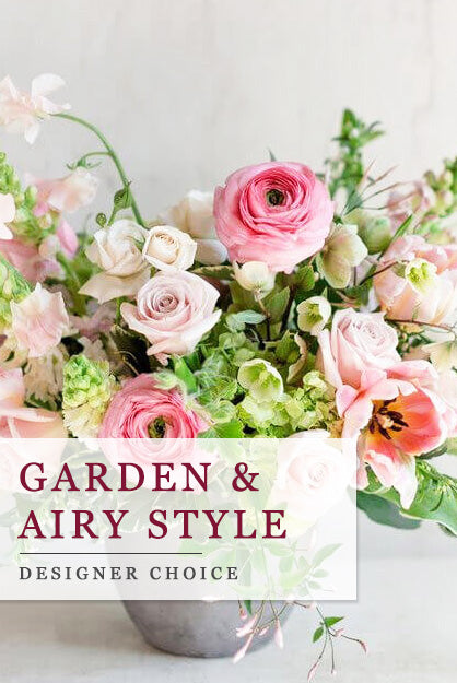 Fresh Blooms Flowers-Designer Choice Garden Style Arrangement