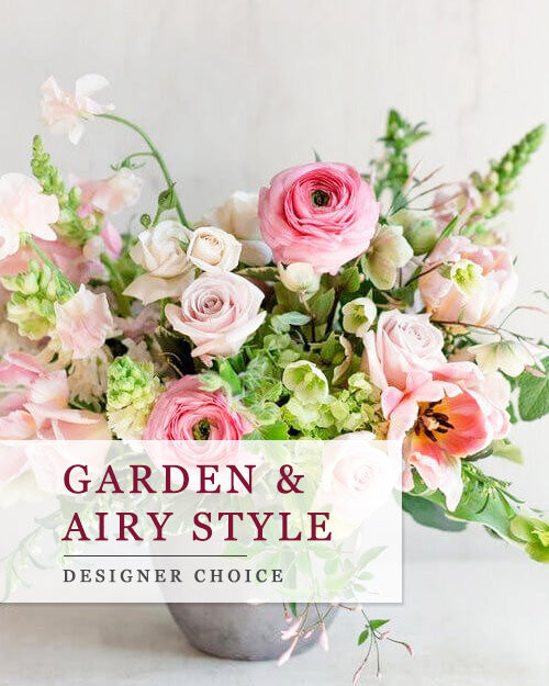 Fresh Blooms Flowers-Designer Choice Garden Style Arrangement