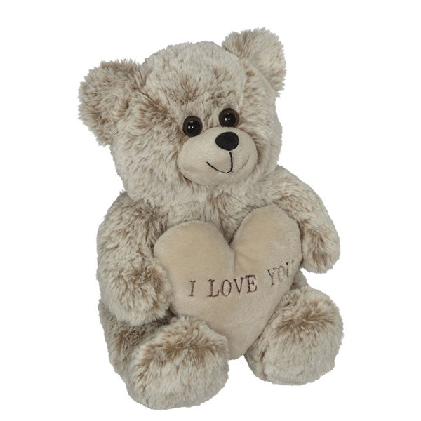 Fresh Blooms Flowers-I Love You Beige Bear