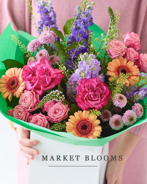 Fresh Blooms Flowers-Market Blooms Boxed - Store Pickup