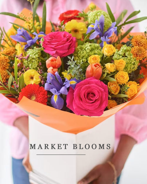 Fresh Blooms Flowers-Market Blooms Boxed - Store Pickup