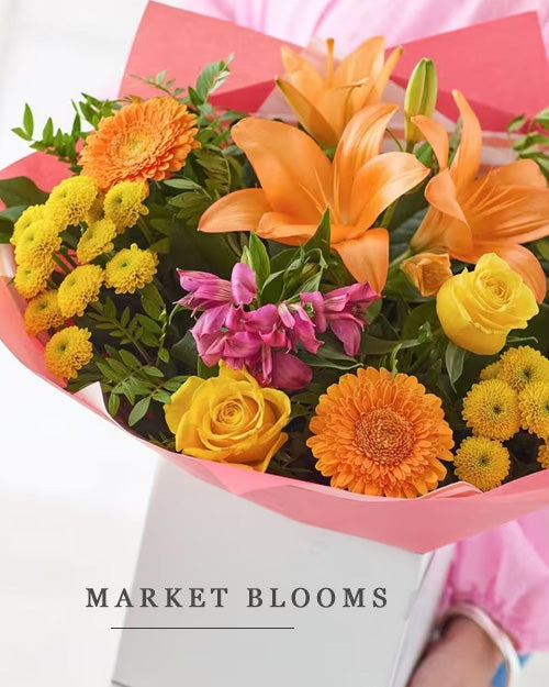 Fresh Blooms Flowers-Market Blooms Boxed - Store Pickup