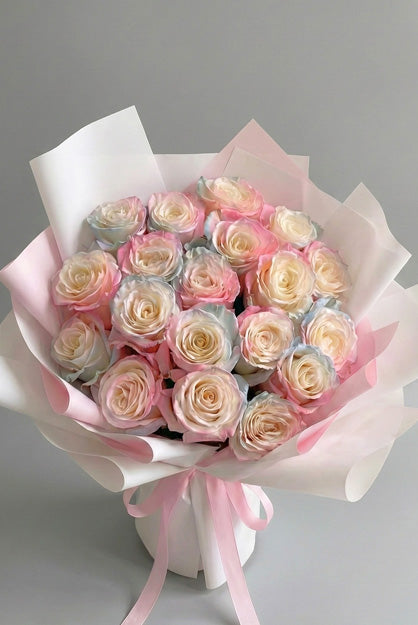 Fresh Blooms Flowers-Mermaid Roses Bouquet