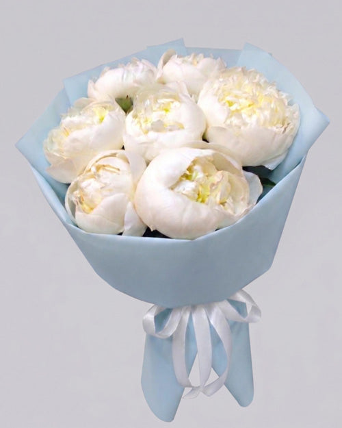 Fresh Blooms Flowers-Local Peonies Special - White