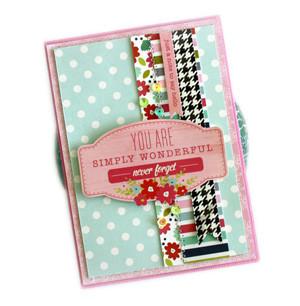 Fresh Blooms Flowers-Card
