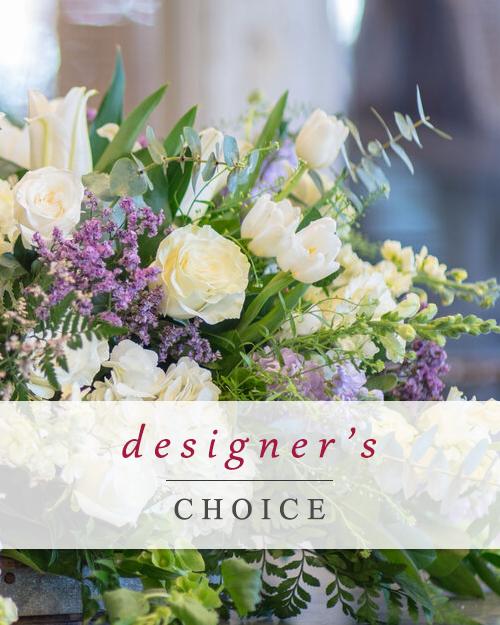 Fresh Blooms Flowers-Designer Choice Funeral Arrangement