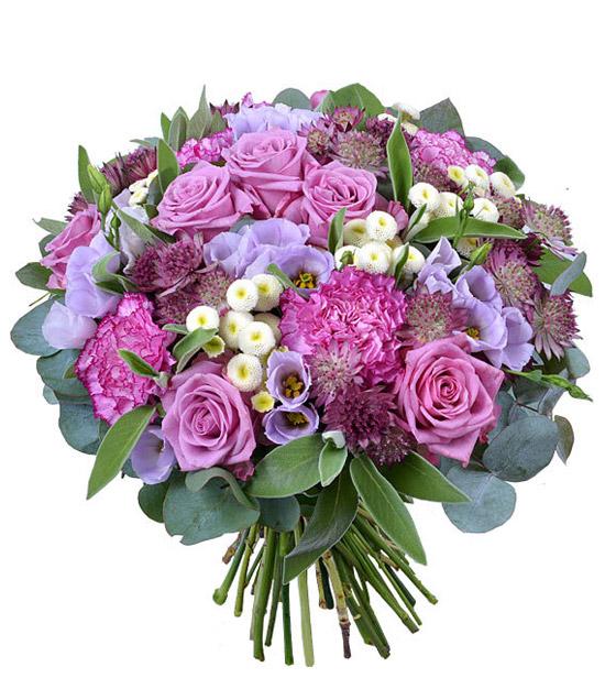 Fresh Blooms Flowers-Mauve Elegance Bouquet