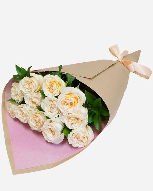 Fresh Blooms Flowers-Peach Roses Special