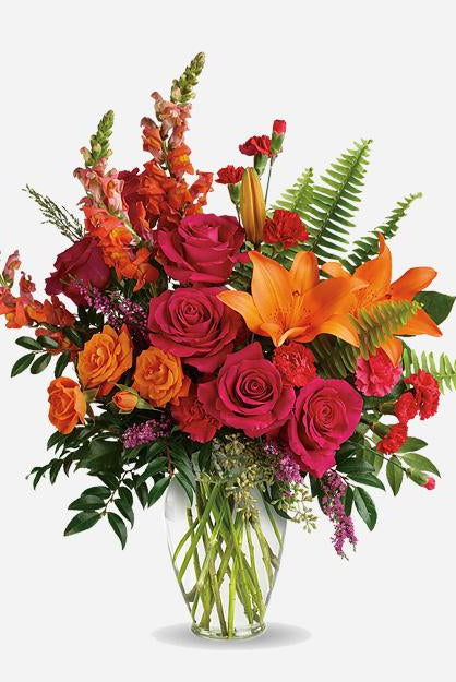 Fresh Blooms Flowers-Pounch Of Color