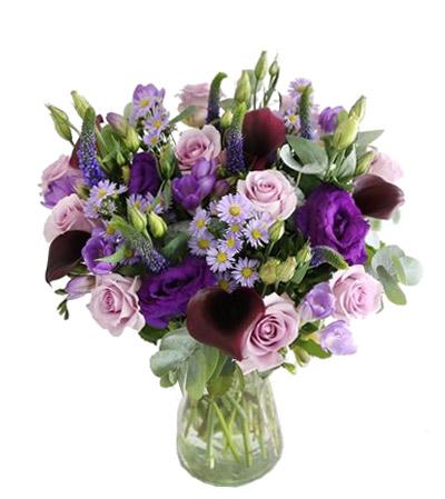 Fresh Blooms Flowers-Purple Passion