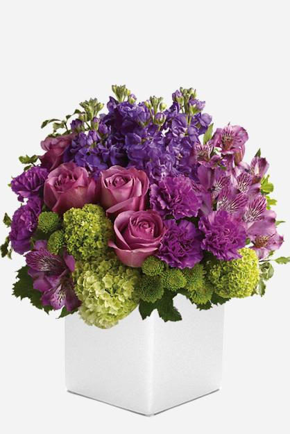 Fresh Blooms Flowers-Purple Reign