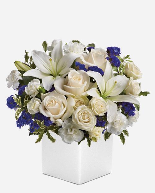 Fresh Blooms Flowers-Sapphire Skies