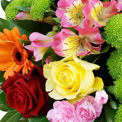 Fresh Blooms Flowers-Seasonal Blossom Bouquet