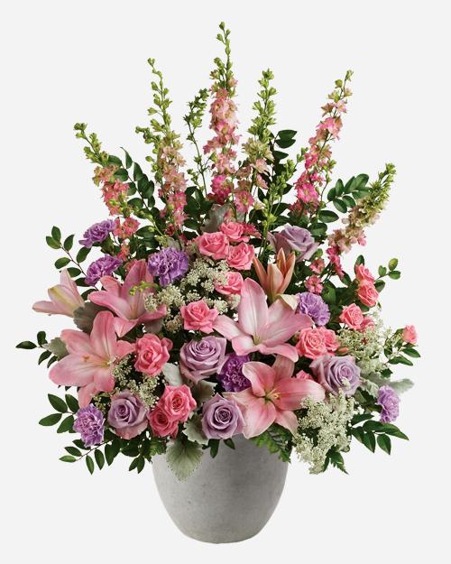 Fresh Blooms Flowers-Soft Blush