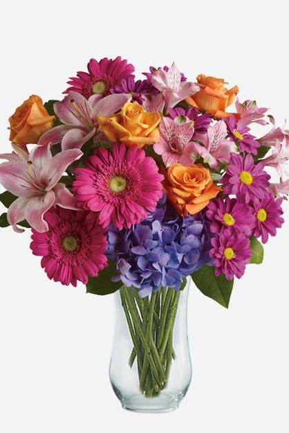 Fresh Blooms Flowers-Wonderful Wishes