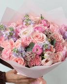 Fresh Blooms Flowers-Lush Pastel Boquet