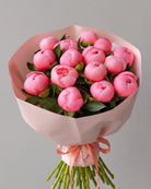Fresh Blooms Flowers-Salmon Peony Bouquet