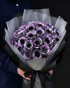 Fresh Blooms Flowers-Sparkle Moon Roses Bouquet