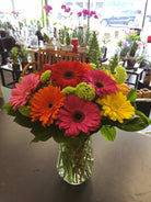 Fresh Blooms Flowers-Colorful Gerbera Bouquet