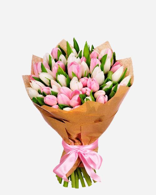 Fresh Blooms Flowers-Fresh Tulips Bouquet