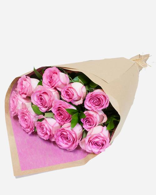Fresh Blooms Flowers-Pink Roses Special