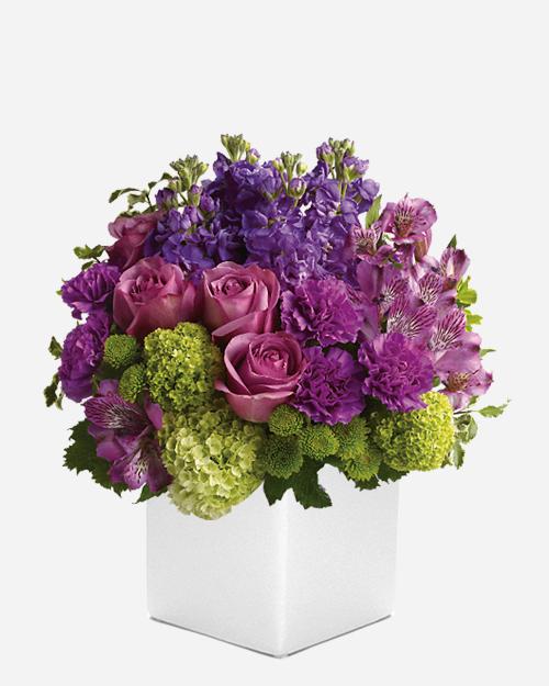Fresh Blooms Flowers-Purple Reign