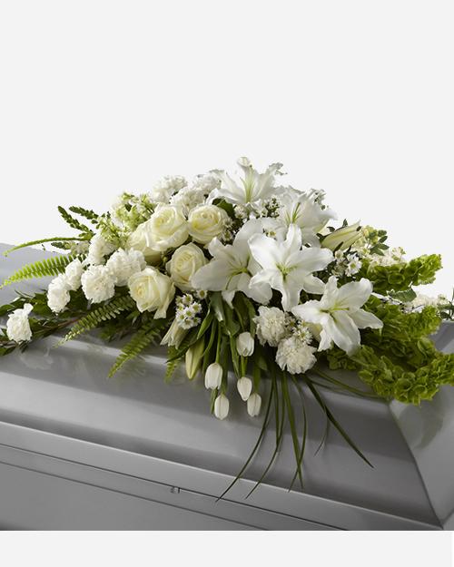 Fresh Blooms Flowers-Resurrection Casket Spray