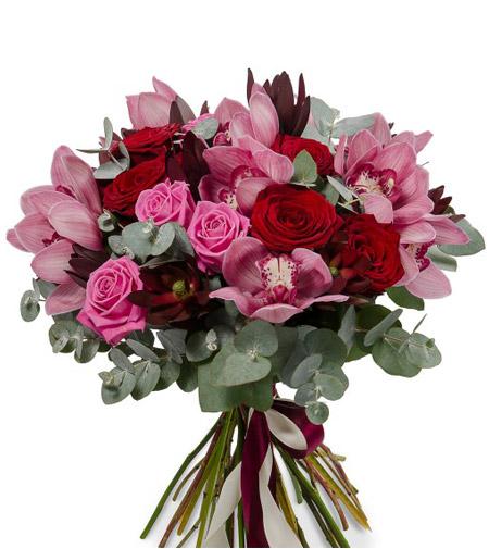 Fresh Blooms Flowers-Thousand Kisses Bouquet