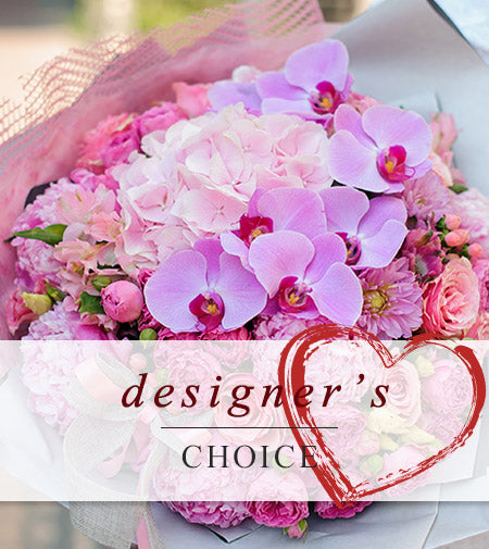 Fresh Blooms Flowers-Designer Choice Valentine Bouquet