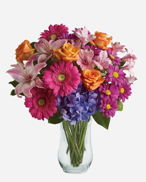 Fresh Blooms Flowers-Wonderful Wishes