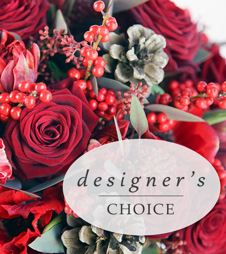 Fresh Blooms Flowers-Designer Choice Holiday Arrangement